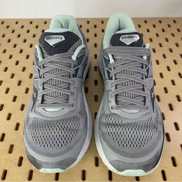 Saucony Omni 19 Women's Running Shoe Alloy/ Sky S10570-30 in Size 10.5 US - Picture 8 of 12